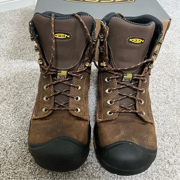 KEEN WIDE Utility Men's MT Vernon Soft Toe Waterproof Work Boots